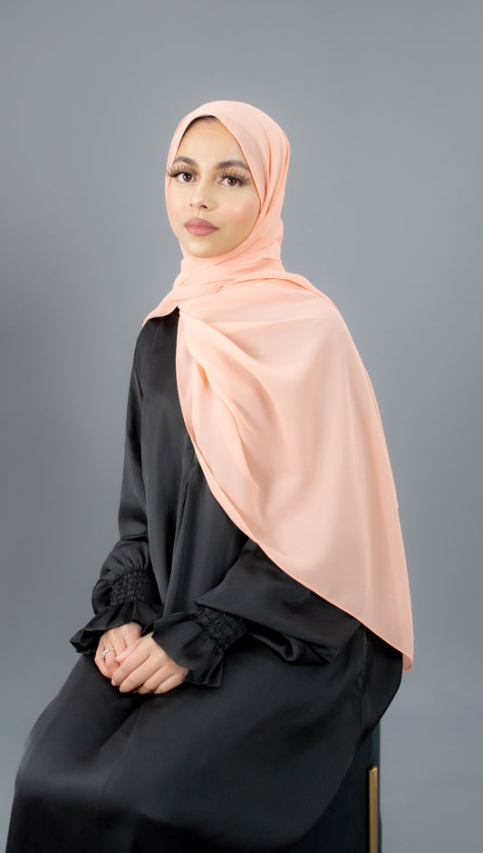 Chiffon Hijab - Pastel Pink