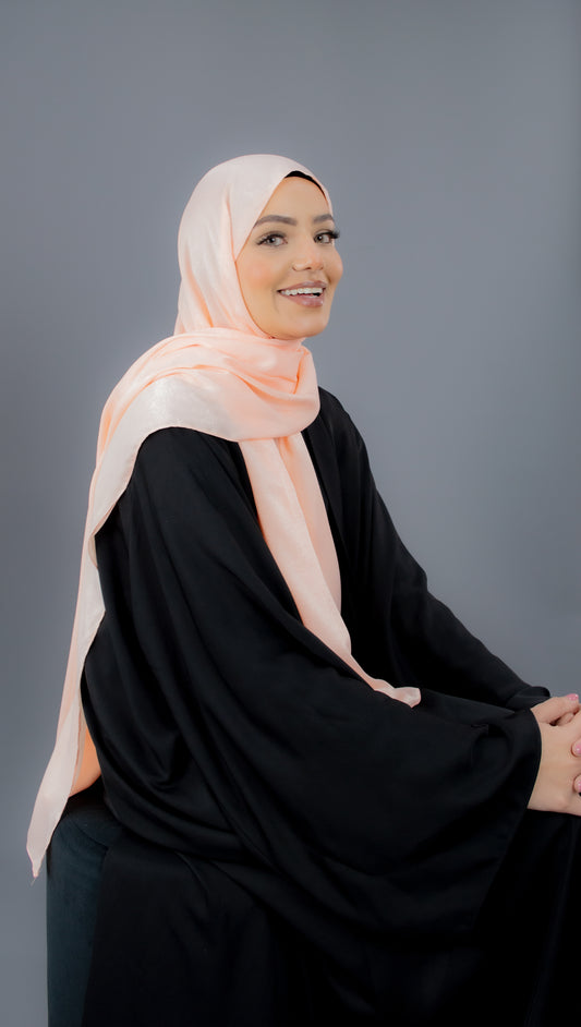 Satin Hijab - Pearl Pink