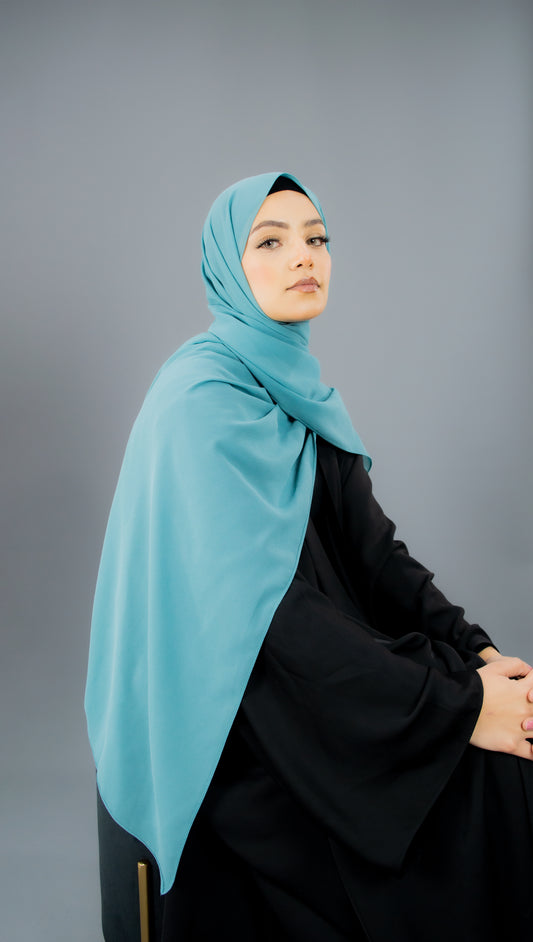 Chiffon Hijab - Teal
