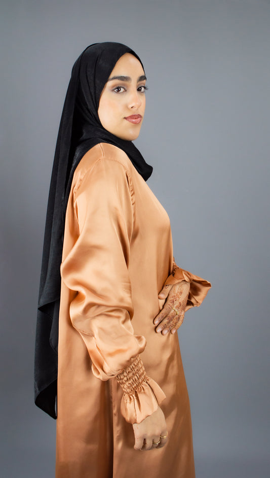 Satin Hijab - Black