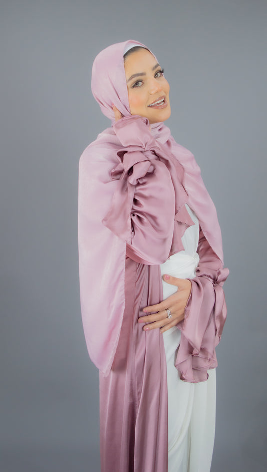 Satin Hijab - Blush